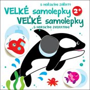 Velké samolepky s mořskými zvířaty - Kosatka