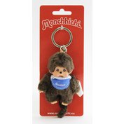 Monchhichi klíčenka - kluk modrý bryndáček