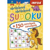 Sudoku pro děti + 150 samolepek - žlutý