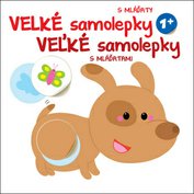 Velké samolepky s mláďaty - Štěňátko