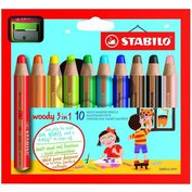 Stabilo woody 10pcs wallet